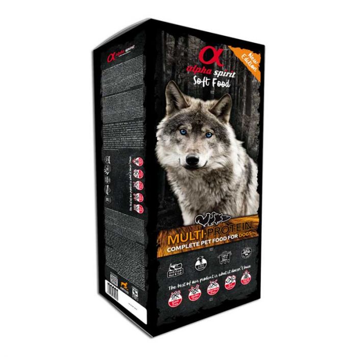 Alimento Alpha Spirit Semi Humedo Multiprotein 9kg