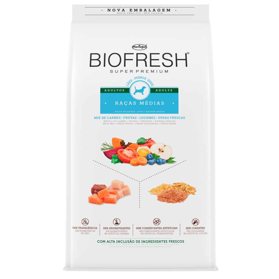 Alimento Biofresh Adulto Raza Mediana 3kg