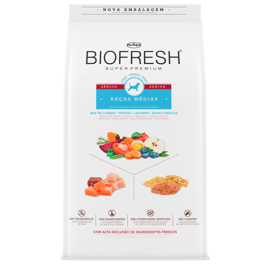 Alimento Biofresh Senior Raza Medianas 10kg