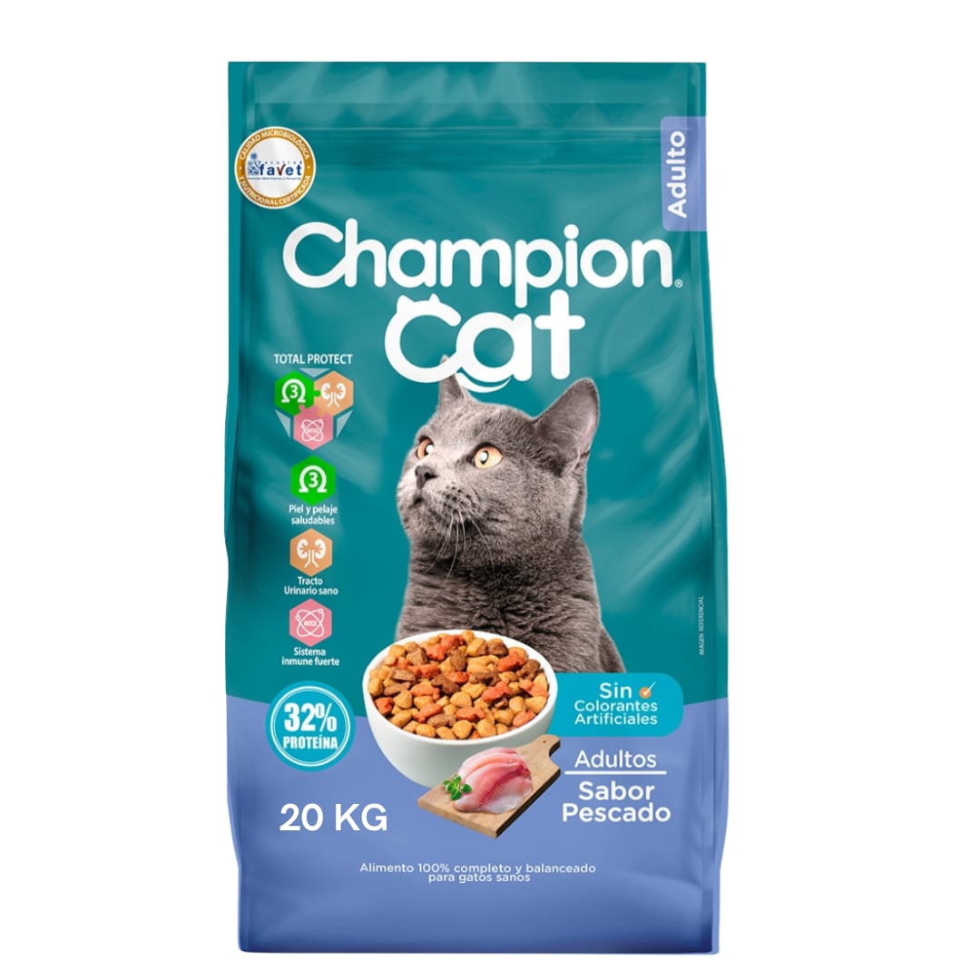 Alimento Champion Cat adulto 20kg