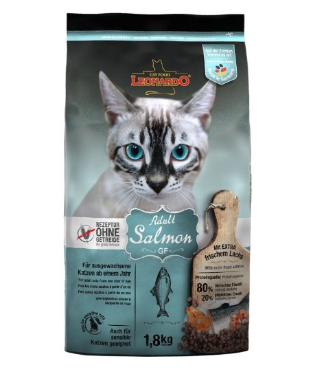 Alimento Leonardo Adulto Salmon Grain Free 1,8kg