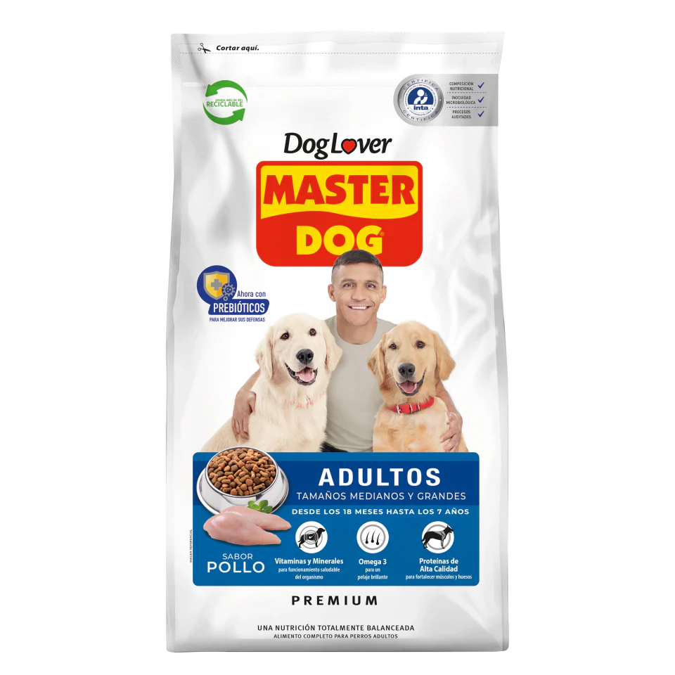 Alimento Master Dog Adulto Pollo 18kg