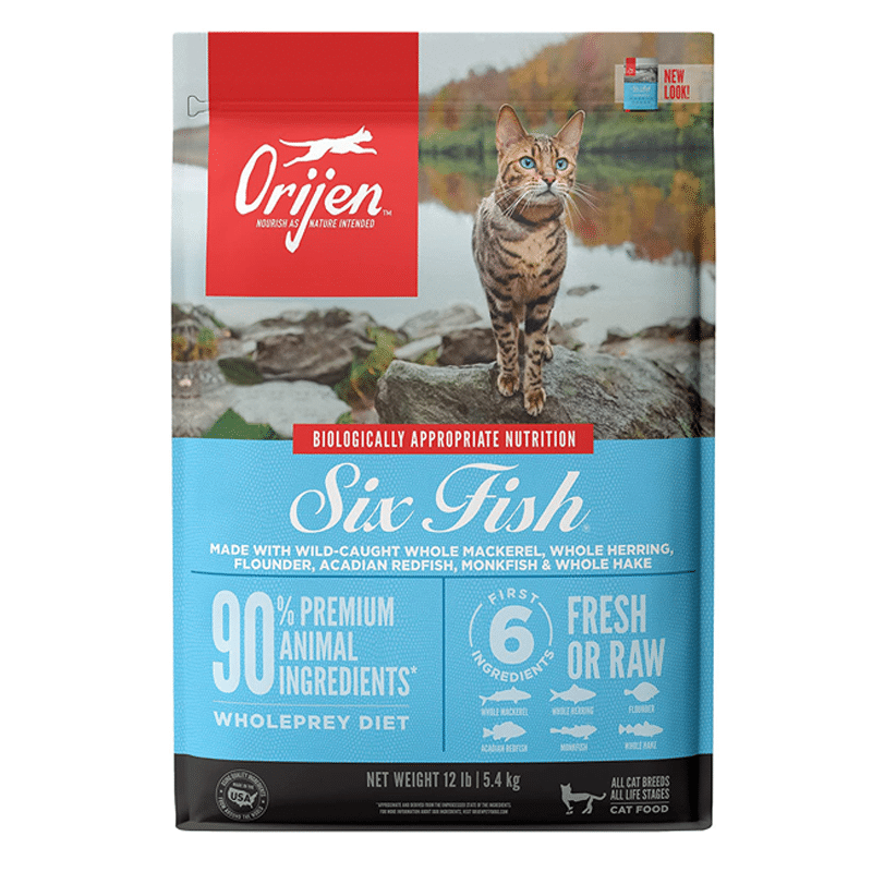 Alimento Orijen Gato Six Fish 5,4kg