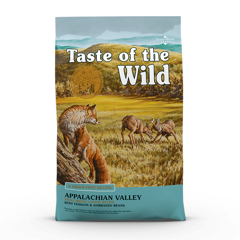 Alimento Taste of the wild Perro Adulto Raza pequeña Appalachian Valley Venado 5.6kg