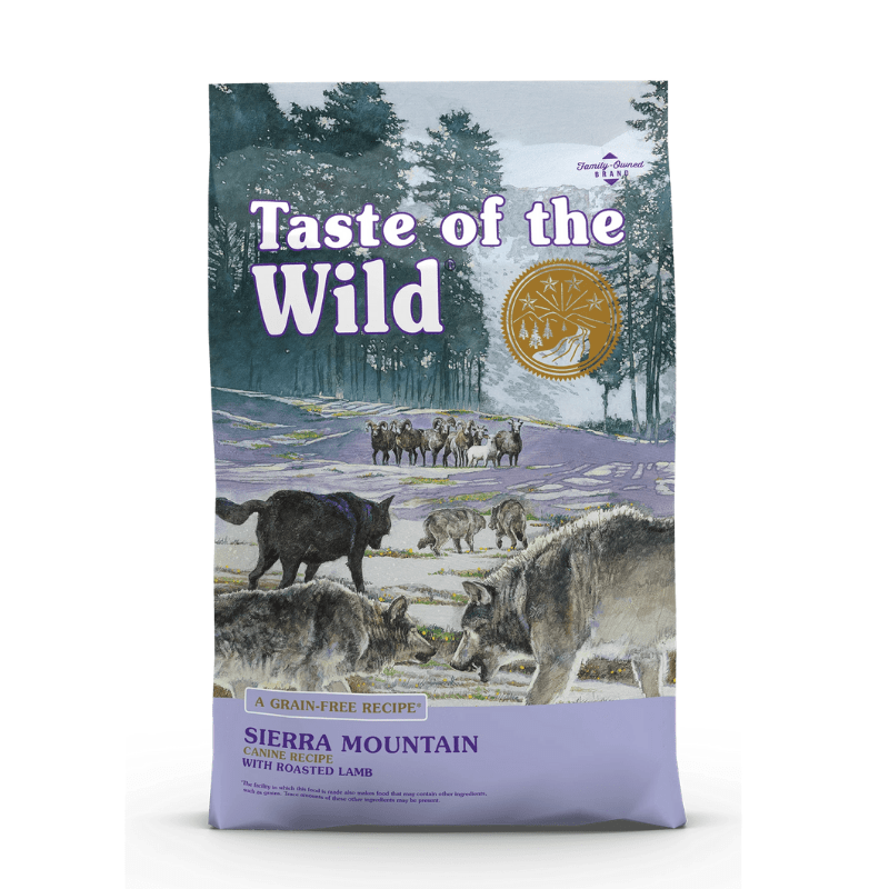 Alimento Taste of the wild Perro Adulto Sierra Mountain Cordero 12.2kg