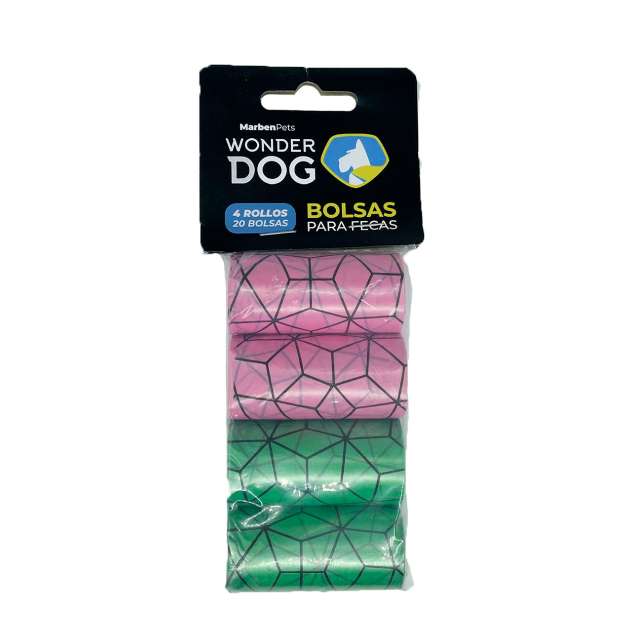 Bolsas Para Heces Rosa/Verde
