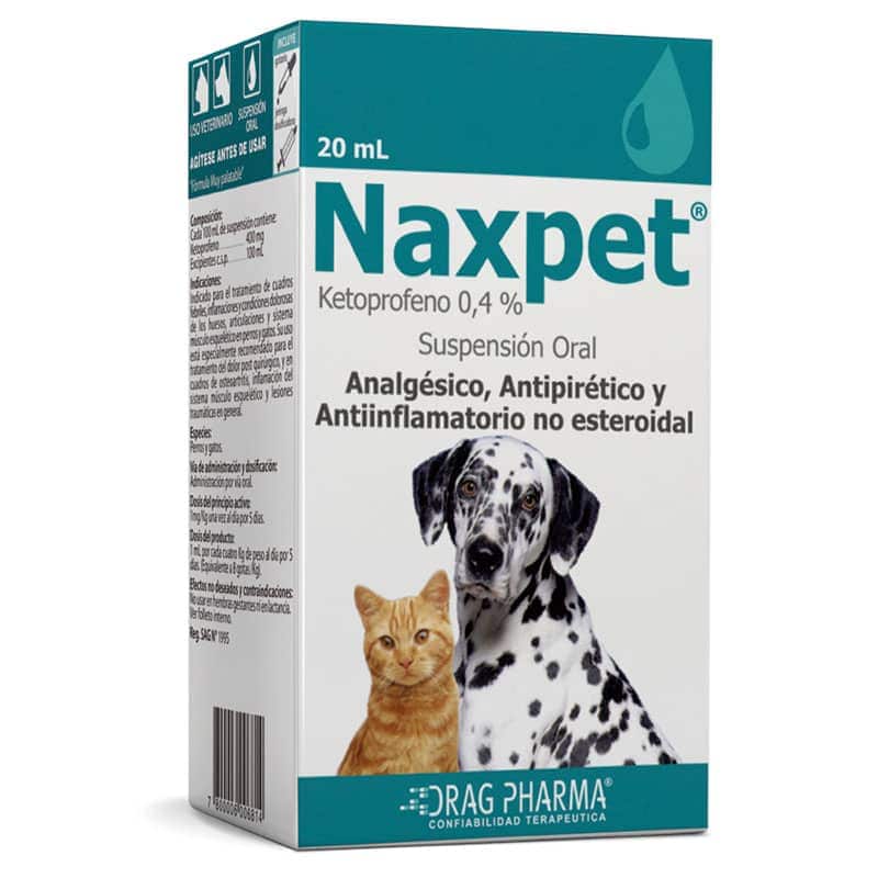 Jarabe Naxpet Perros y Gatos Dragpharma 20 ml