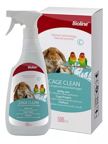 Limpiador de Jaulas Bioline Cage Clean 500ml