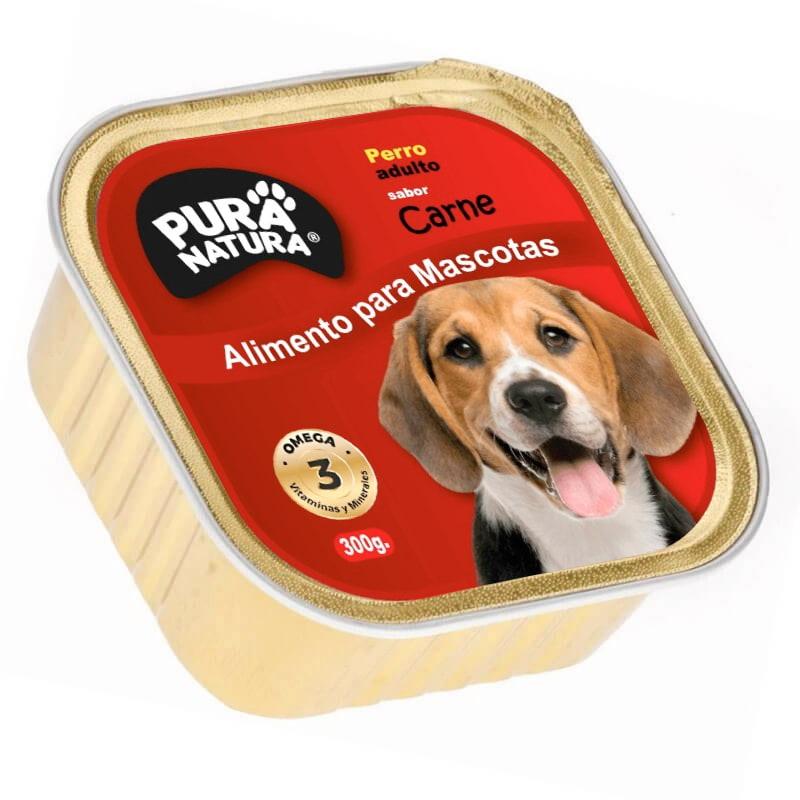 Pate PuraNatura Humedo Perro Carne