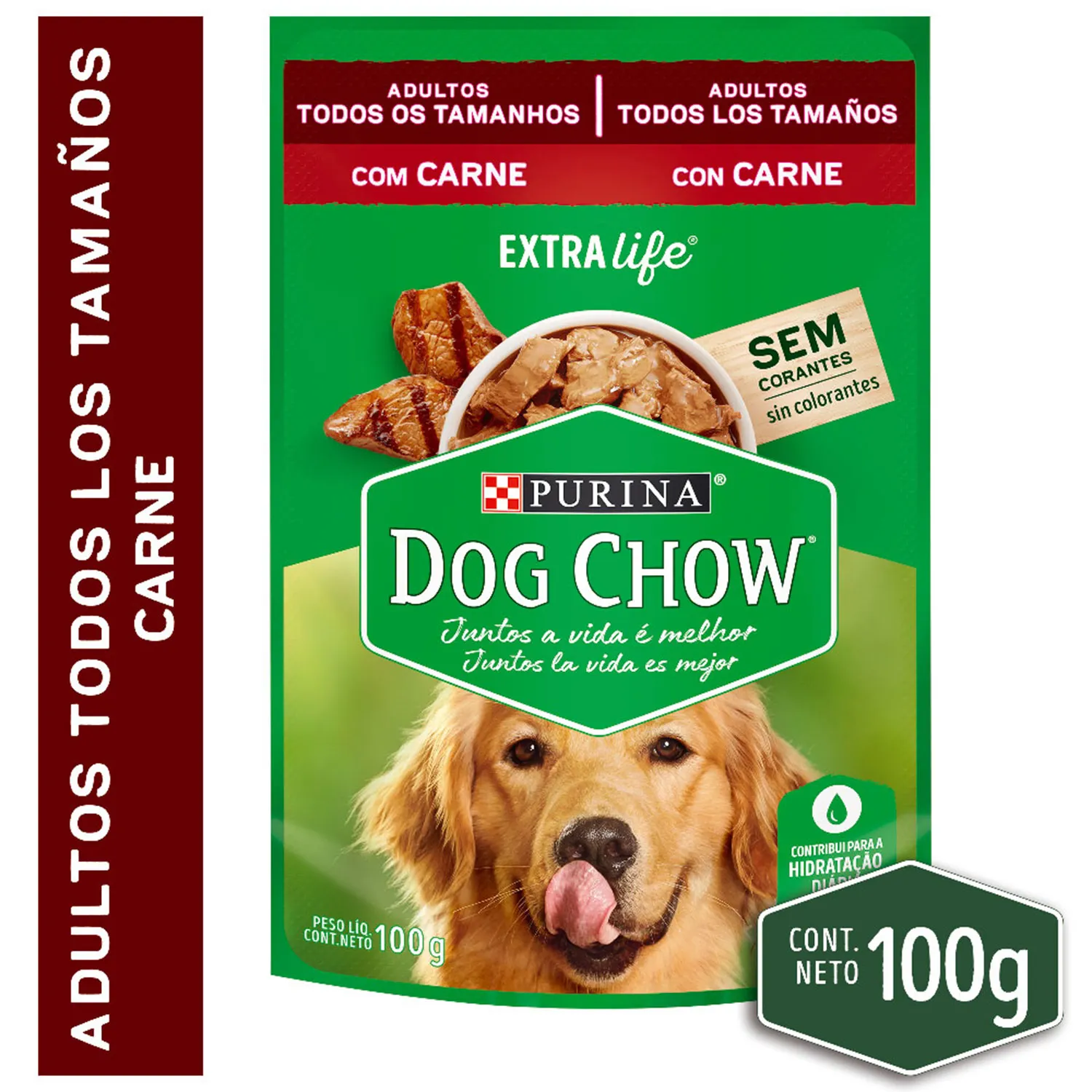 Pouch Dog Chow Perro Adulto Carne