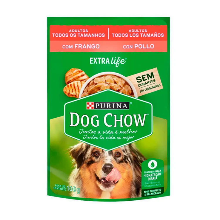 Pouch Dog Chow Perro Adulto Pollo