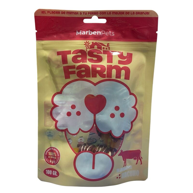 Snack TastyFarm Papas Dulces Envuelta en Vacuno 100gr